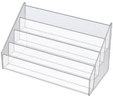 Présentoir 4 niveaux 24’’L x 12’’P x 13.5’’H, acrylique