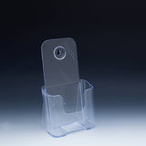 Countertop & wall brochure holder 4-3/8" x 3-1/4" x 7-3/4"H