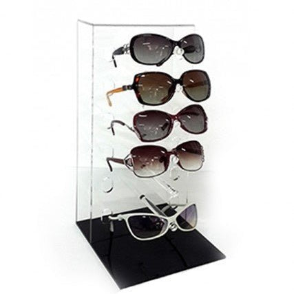 Présentoir de comptoir pour 6 paires de lunette en acrylique - Présentoirs pour vos événements - Mobico Canada