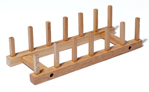 Support à assiette en bois, pour 6 assiettes - Accessoires de présentation - Mobico Canada