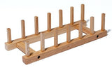 Support à assiette en bois, pour 6 assiettes