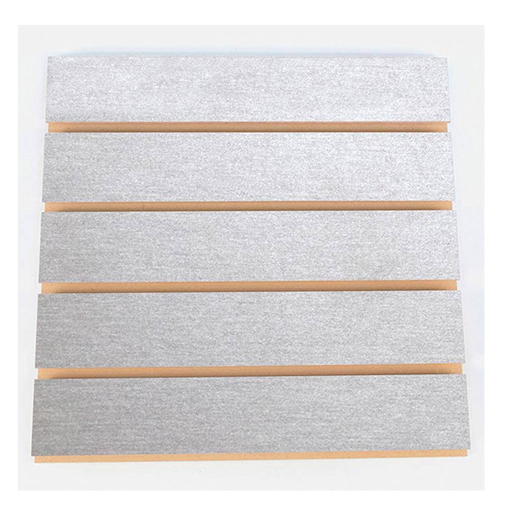 Panneaux rainuré 96"x 48''H rainuré sur le 96", aluminium brossé - Boutique de golf - Mobico Canada
