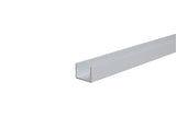 Slatwall aluminium U molding