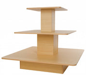 Table carrée 3 niveaux 48"x48"x42"H - Mobico Canada