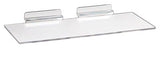 Shelf acrylic 12'' x 6'' for slatwall