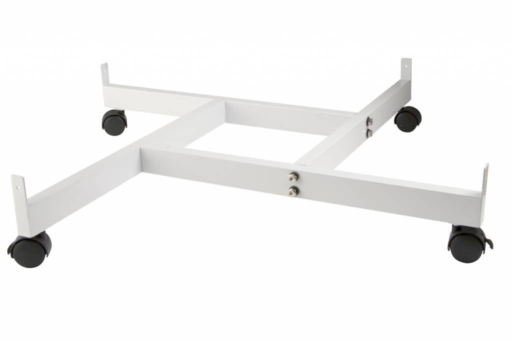Base 4 côtés sur roues pour grilles & slatgrilles 24"L - Présentoirs pour vos événements - Mobico Canada