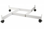 Base 4 côtés sur roues pour grilles & slatgrilles 24"L - Présentoirs pour vos événements - Mobico Canada