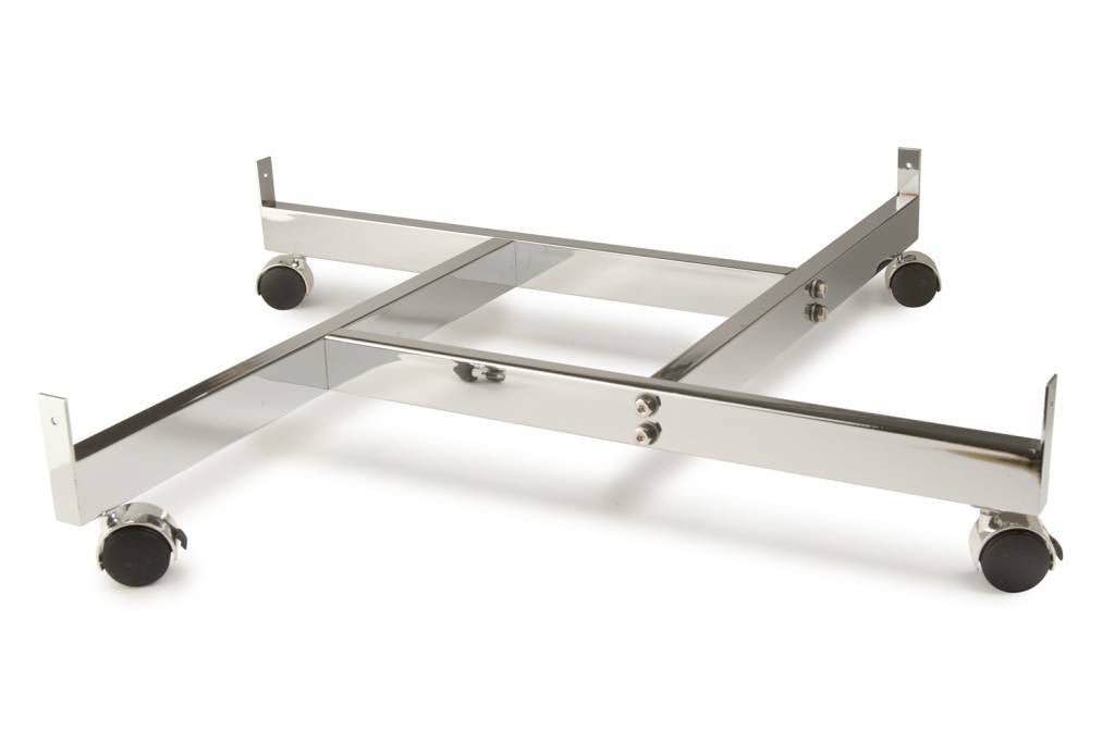 Base 4 côtés sur roues pour grilles & slatgrilles 24"L - Présentoirs pour vos événements - Mobico Canada