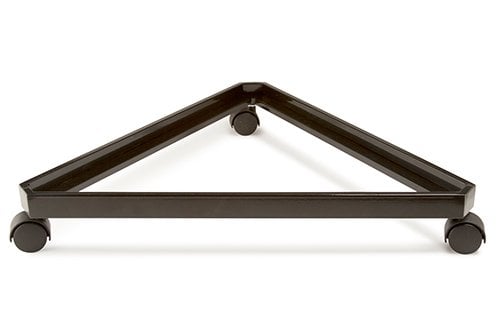 Base triangulaire sur roues pour 3 grilles ou slatgrilles 24"L - Base, connecteur & support mural - Mobico Canada