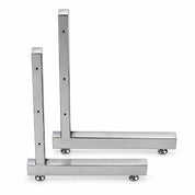 Paire de pattes en L 12 po x 19 po H pour grille et Slatgrille - Présentoirs pour vos événements - Mobico inc.