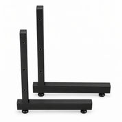 Paire de pattes en L 12 po x 19 po H pour grille et Slatgrille - Présentoirs pour vos événements - Mobico inc.