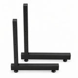 Paire de pattes en L 12 po x 19 po H pour grille et Slatgrille