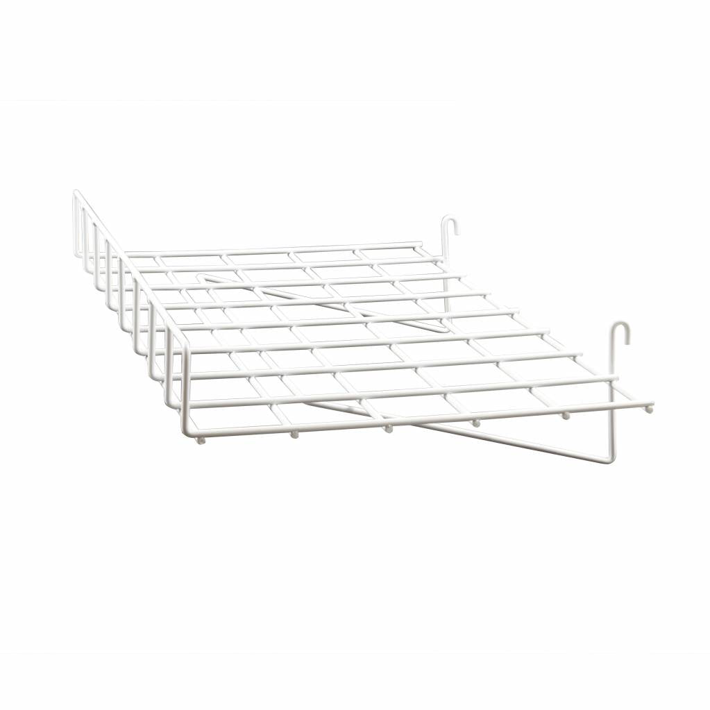 Tablette broche droite 24" x 15" avec rebord de 3" pour grille - Tablette - Mobico Canada