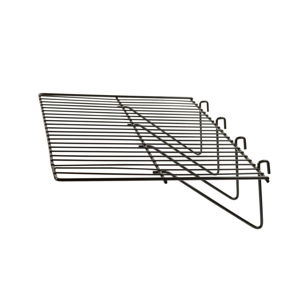 Tablette broche droite 23.5" x 12" pour grille - Présentoirs pour vos événements - Mobico Canada