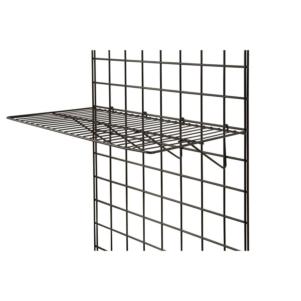 Tablette broche droite 23.5" x 12" pour grille - Présentoirs pour vos événements - Mobico Canada