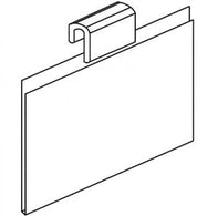 Porte affiche 11" x 7"H pour grille - Accessoires pour grille - Mobico Canada