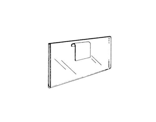 Porte affiche 11" x 7"H pour grille - Accessoires pour grille - Mobico Canada