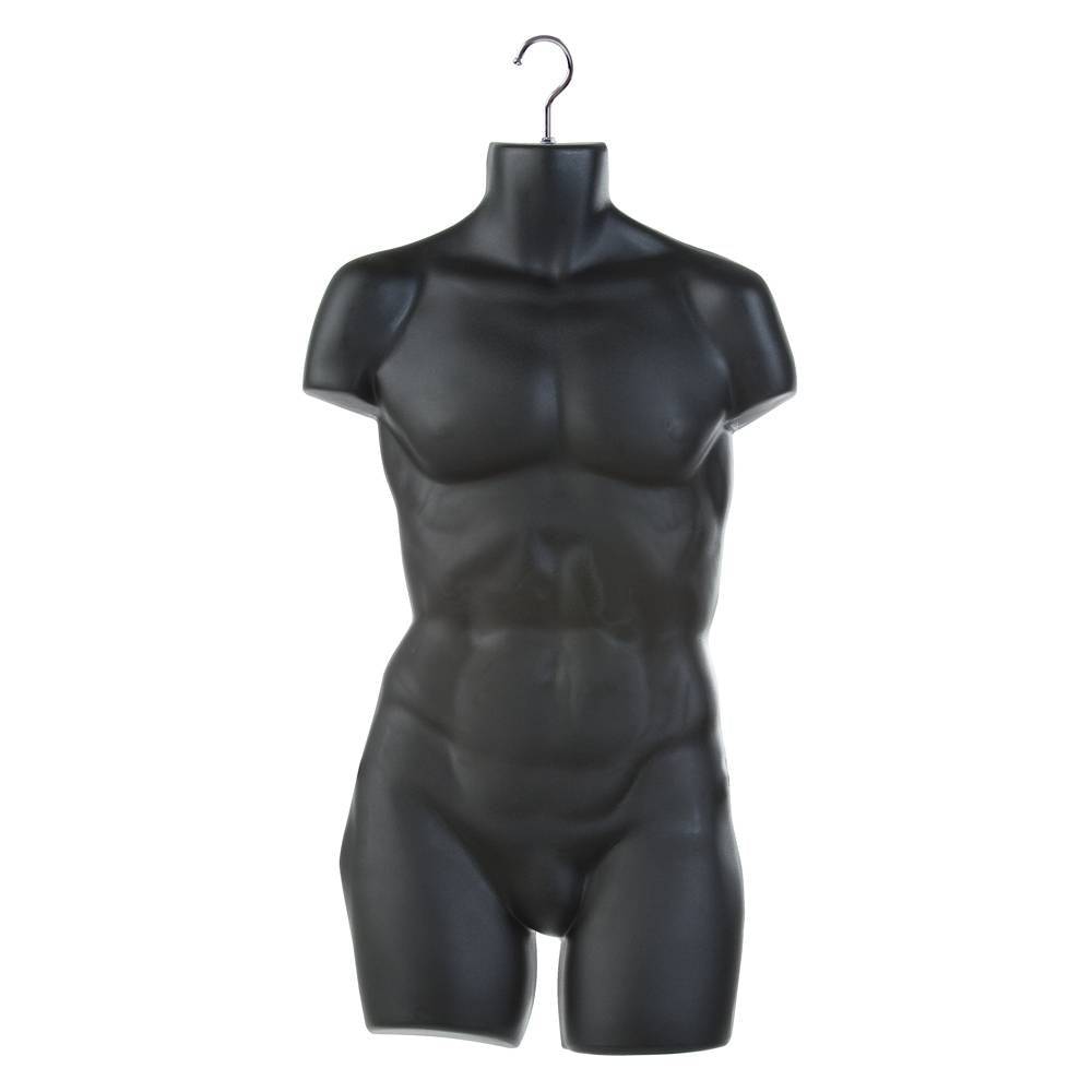 Torse homme 34’’H à suspendre, plastique moulé, dos creux - Buste et torse - Mobico Canada