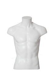 Buste d'homme court en plastique moulé - Buste et torse - Mobico Canada