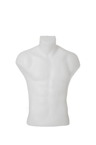 Buste d'homme court en plastique moulé - Buste et torse - Mobico Canada
