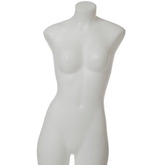 Buste femme long avec fourche en plastique moulé - Présentoirs pour vos événements - Mobico Canada
