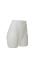Panty form, white frosted plastic