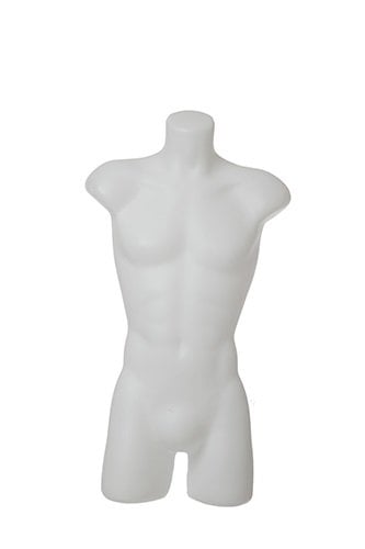 Buste homme long avec fourche en plastique moulé - Buste et torse - Mobico Canada