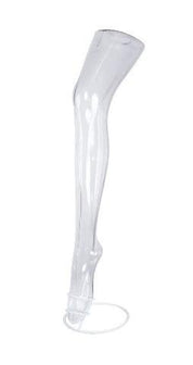 Jambe femme en plastique 29.5"H/base 8.5" x 5.5" blanc/peau/clair - Pied, main, jambe & fessier - Mobico Canada