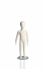 4 years old kid flexible mannequin, 37"H cream fabric