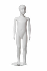 White plastic children mannequin 3-4 year 43-1/4"H
