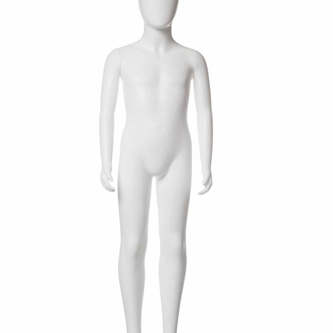 Mannequins enfant plastique 6 - 8 ans blanc 51"H - Mannequin enfant - Mobico Canada