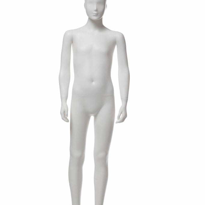 Mannequins enfant plastique 10 - 12 ans blanc 61"H - Mannequin enfant - Mobico Canada