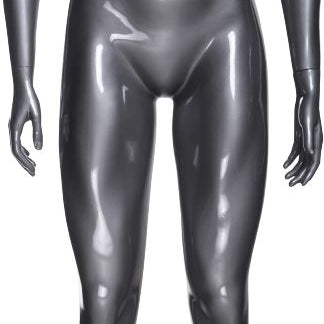 Mannequin femme musclée sans tête, fibre de verre gris lustré - Mannequin femme - Mobico Canada
