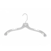 Cintres en plastique transparent crochet en métal