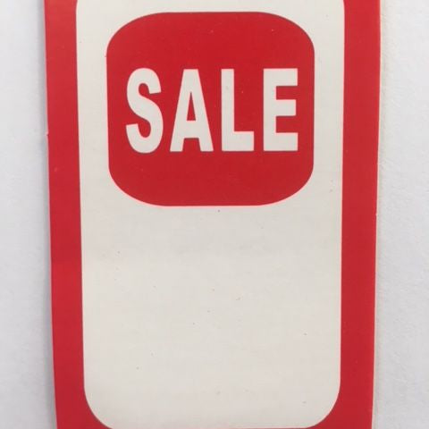 Étiquette "SALE" 1.75" x 2.88"H - Fusil à étiqueter avec attache de nylon - Mobico Canada
