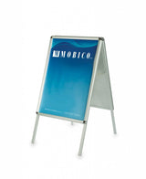 Foldable double side sign holder