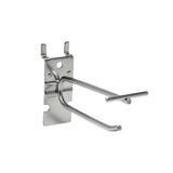 Crochets universels pour panneaux perforés et rainurés