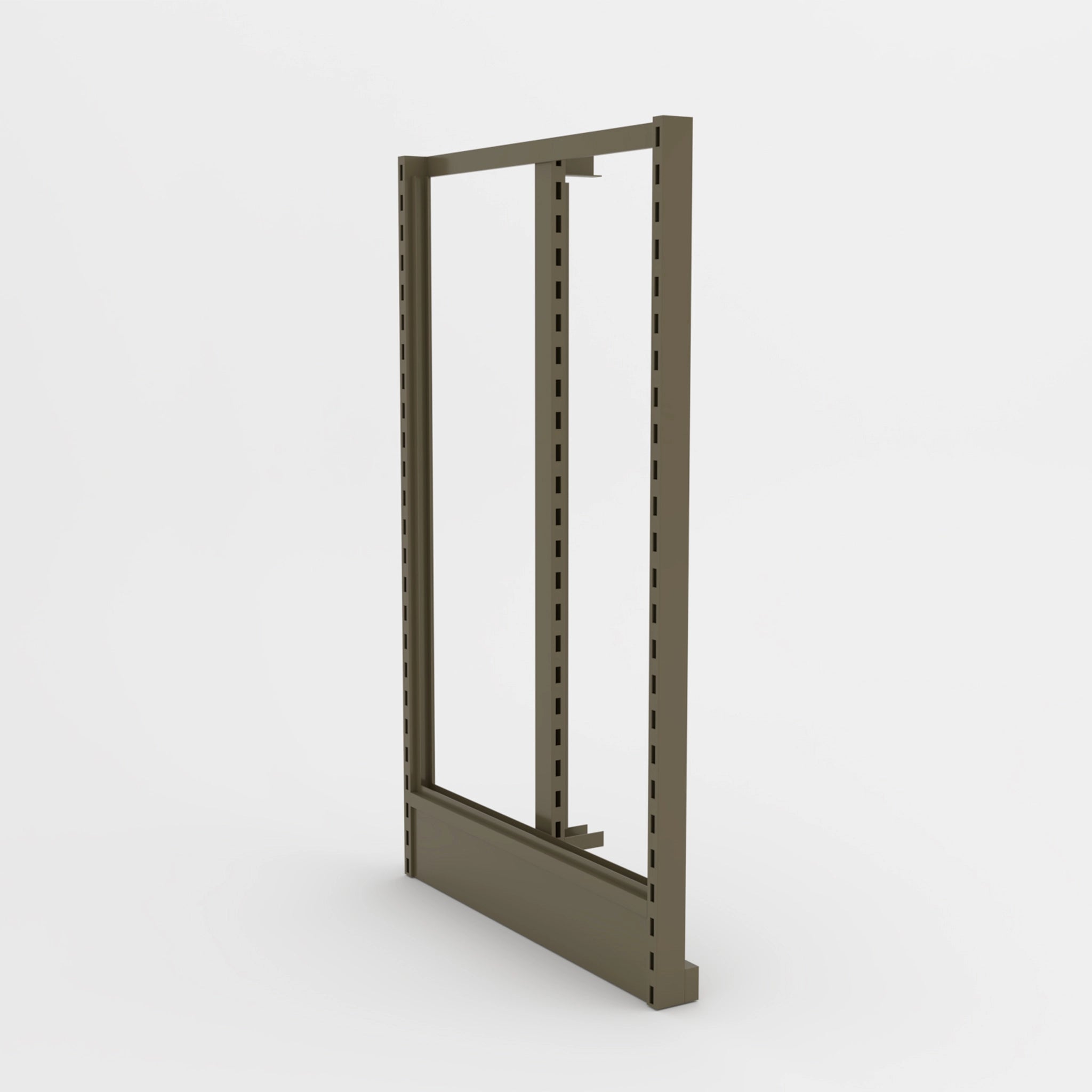 Unité de bout pour gondole - Gondole HD encoches 1" - 2"cc - Mobico inc.