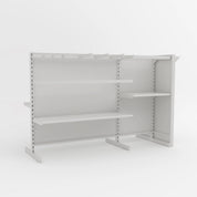 Unité de bout pour gondole - Gondole HD encoches 1" - 2"cc - Mobico inc.