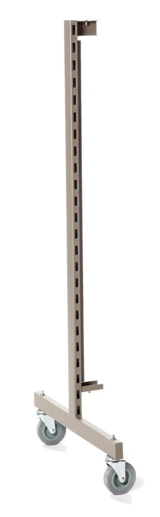 Poteau de bout pour gondole 50'' - Gondole HD encoches 1" - 2"cc - Mobico Canada