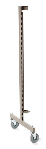 Poteau de bout pour gondole 50'' - Gondole HD encoches 1" - 2"cc - Mobico Canada