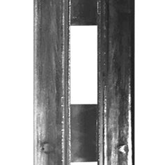 Montant à encastrer, encoches doubles 1" - 2"cc, 120" - Crémaillère HD encoches 1" - 2"cc - Mobico Canada