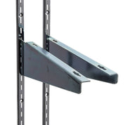 Support robuste pour tablette de bois, encoches 1/2" - 1"cc - Système régulier, encoches 1/2" - 1"cc - Mobico Canada