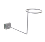 Support à chapeau pour pôle rectangulaire