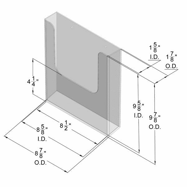 2"H - Accessoires de présentation - Mobico Canada