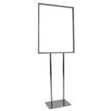Sign holder 22'' x 28'', base 14" x 10", height 59"