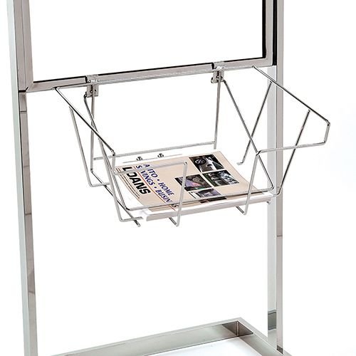 Panier à brochures 13.5'' X 9" X 4.5"H pour porte - affiche - Pharmacie - Mobico Canada