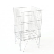 Panier de magasin pliant en métal 18"x18"x33"H - Pharmacie - Mobico inc.
