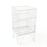 Folding dumpbin 18" x 18" x 33"H