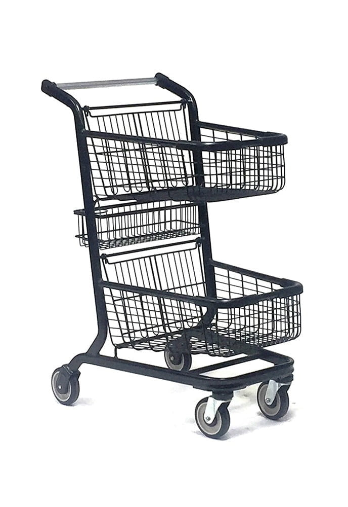 Chariot de magasinage - (30 3/4'' x 21 1/2'' x 41'') - Mobico Canada